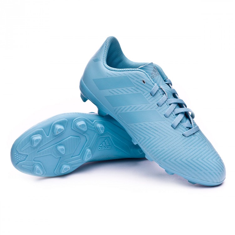 Football Boots adidas Kids Nemeziz Messi 18.4 FG Ash blue-Raw grey -  Football store Fútbol Emotion