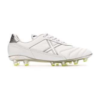 Chuteira Munich Mundial 2.0 Branco-Prata