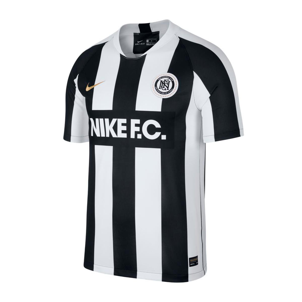 Maglia Nike Nike F.C. Home White-Black-Metallic gold - Negozio di calcio  Fútbol Emotion