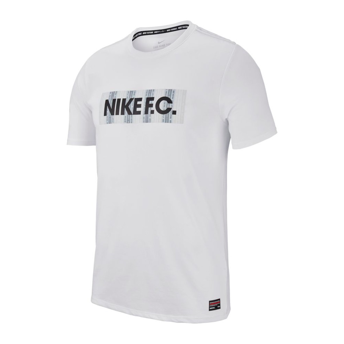 Camiseta Nike Nike F.C Dry Seasonal Block White - Tienda de fútbol Fútbol  Emotion