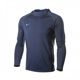 Sweatshirt  Nike Dry Academy Hoodie Obsidian-Hyper royal