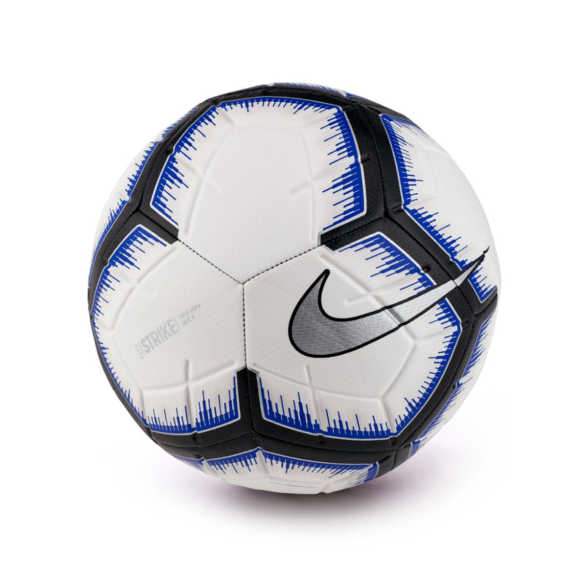 Balón Nike Strike 2018-2019 White-Black-Racer blue-Metallic silver - Tienda  de fútbol Fútbol Emotion