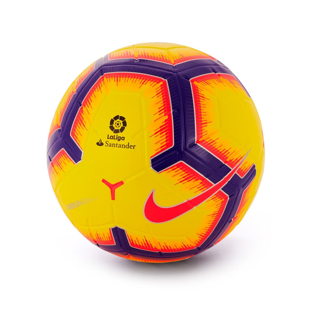Ball Nike La Liga Merlin 2018-2019 Yellow-Purple-Flash crimson - Football  store Fútbol Emotion