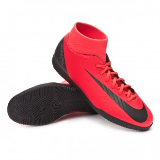 Sapatilha de Futsal  Nike Mercurial SuperflyX VI Club CR7 IC Bright crimson-Black-Chrome