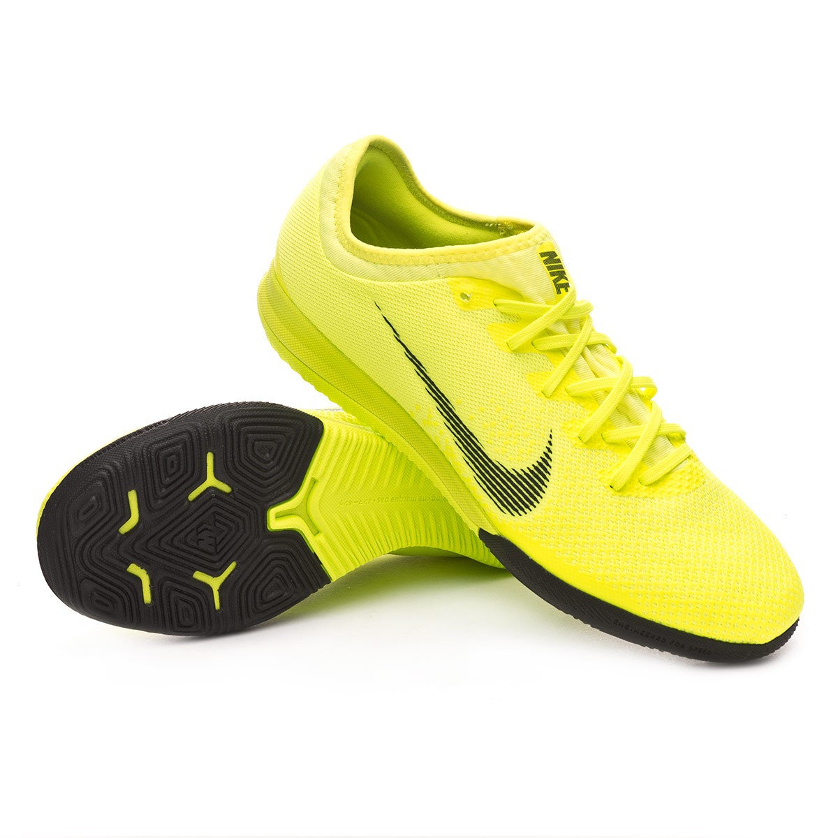 Futsal Boot Nike Mercurial VaporX XII Pro IC Volt-Black - Football store  Fútbol Emotion