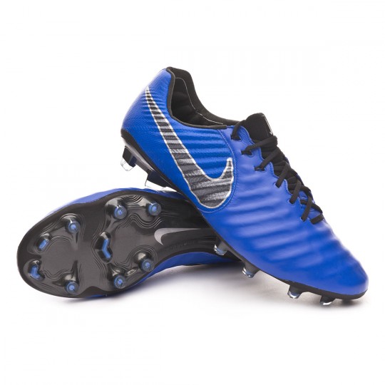 Football Boots Nike Tiempo Legend VII Elite FG Racer blue-Black-Metallic  silver - Football store Fútbol Emotion