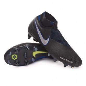Chuteira  Nike Phantom Vision Elite DF ACC Anti-Clog SG-Pro Black-Metallic silver-Racer blue