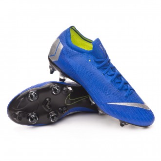 Chuteira  Nike Mercurial Vapor XII Elite Anti-Clog SG-Pro Racer blue-Matallic silver-Black