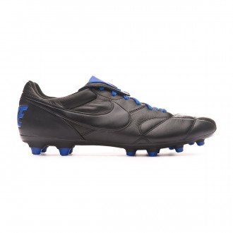 Chuteira Nike Tiempo Premier II FG Black-Racer blue