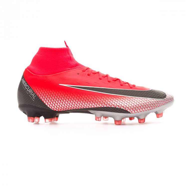 Scarpe Nike Mercurial Superfly VI Pro CR7 AG-Pro Bright  crimson-Black-Chrome-Dark grey - Negozio di calcio Fútbol Emotion