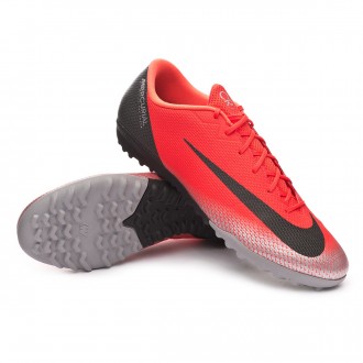 Sapatilhas  Nike Mercurial VaporX XII Academy CR7 Turf Bright crimson-Black-Chrome-Dark grey