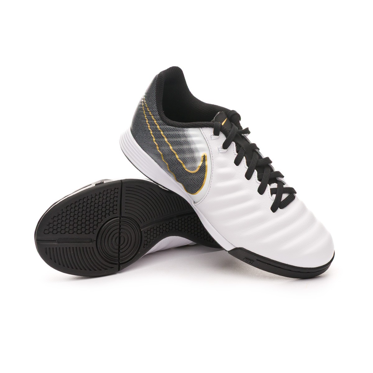 nike tiempo futsal black