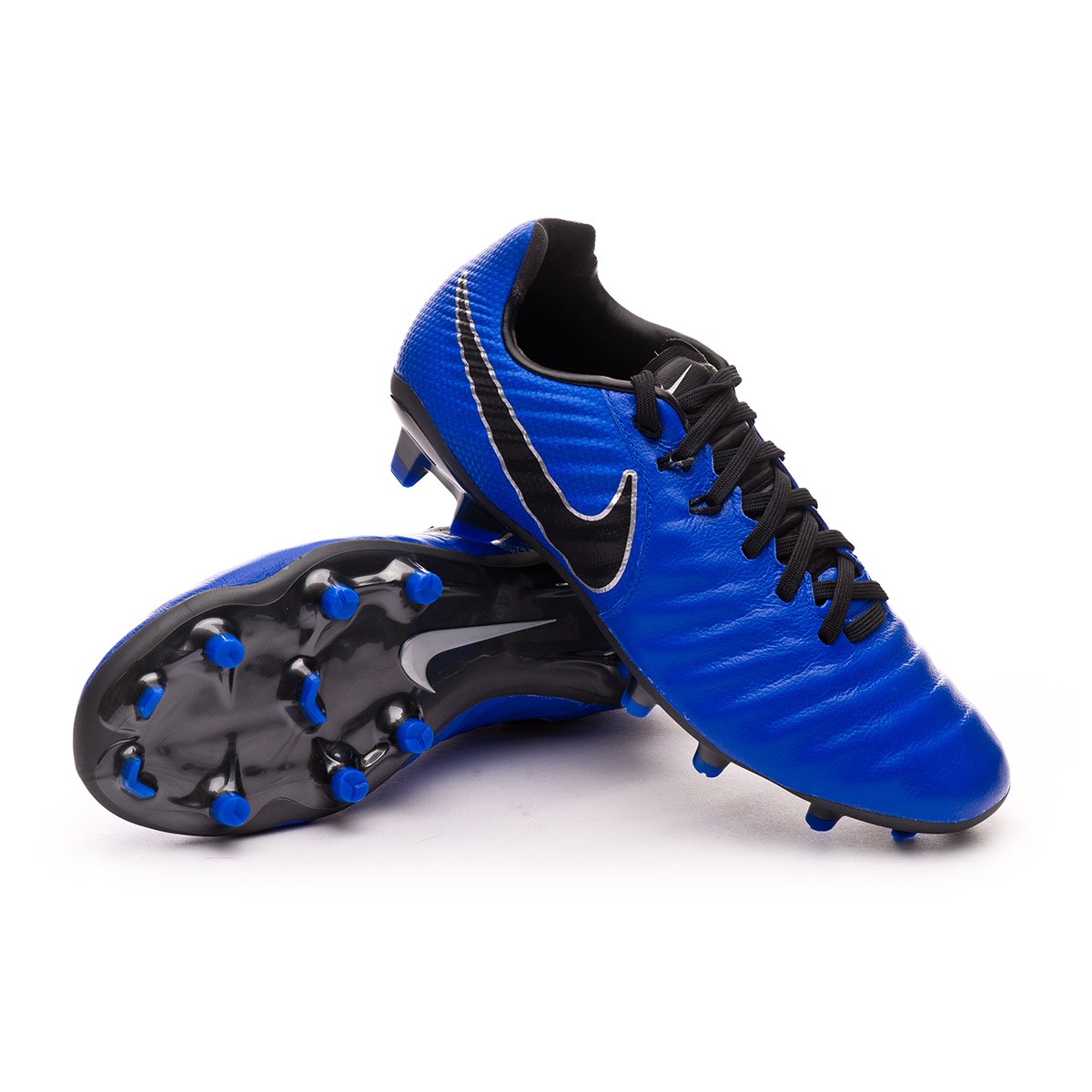 kids blue nike football boots