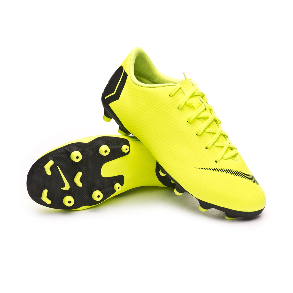 Volt//Black Nike Youth Mercurial Victory V Turf