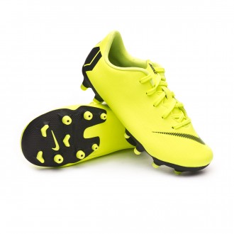 Chuteira  Nike Mercurial Vapor XII Academy MG Niño Volt-Black