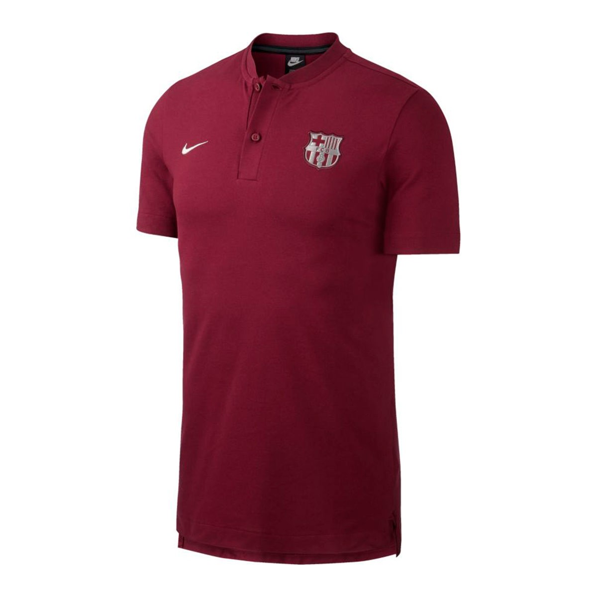 Polo shirt Nike FC Barcelona Grand Slam Deep maroon-Metallic silver -  Football store Fútbol Emotion
