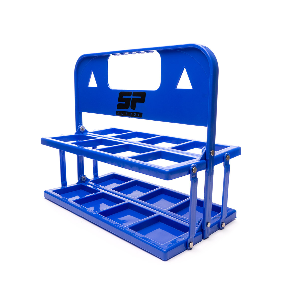 SP Fútbol Portabotellas plegable para 8 botellas Azul Fútbol Emotion