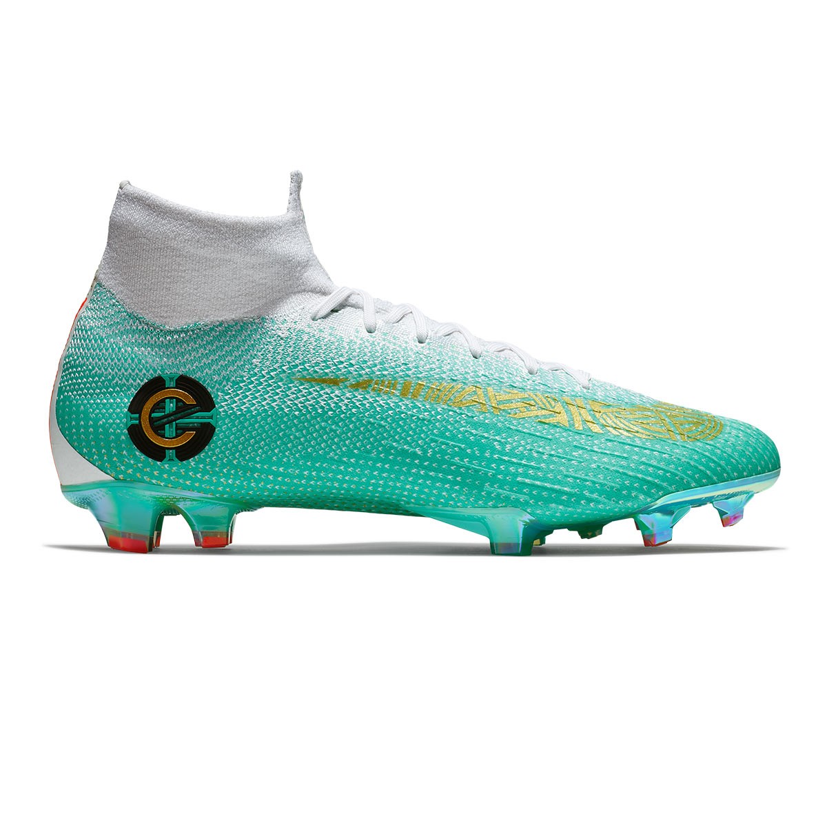 cr7 gold boots