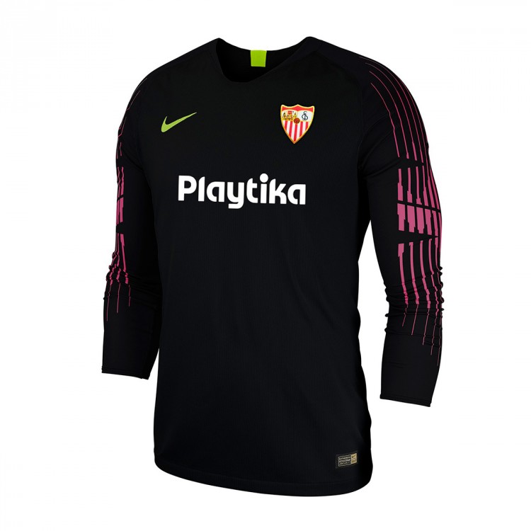 Maillot Nike Seville FC Domicile Gardien 2018-2019 enfant Black - Boutique de football Fútbol ...