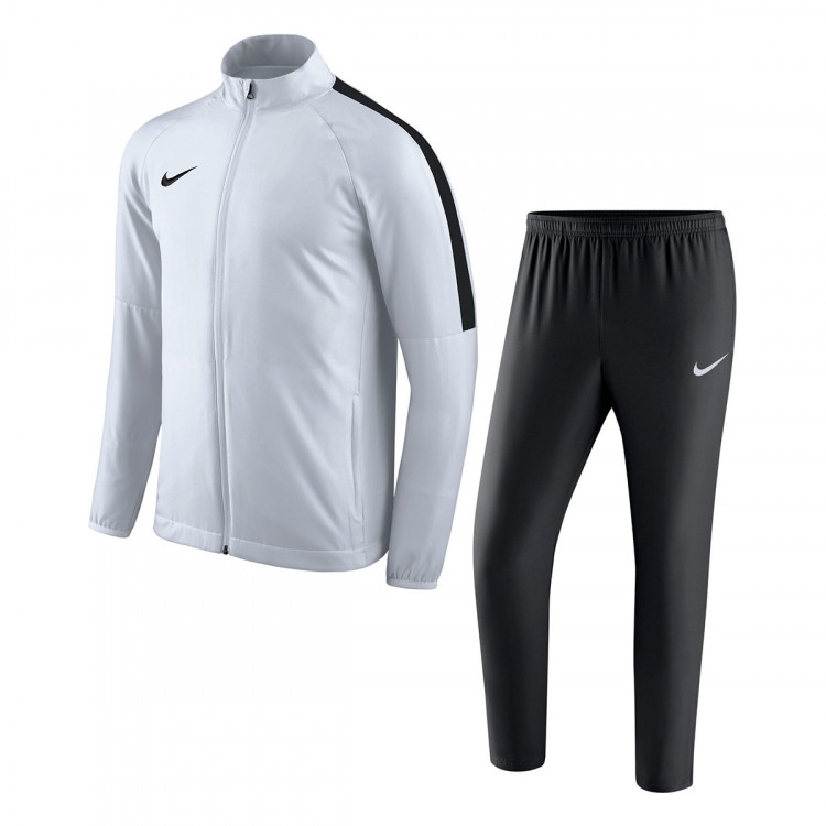 Chándal Nike Academy 18 Woven White-Black - Tienda de fútbol Fútbol Emotion