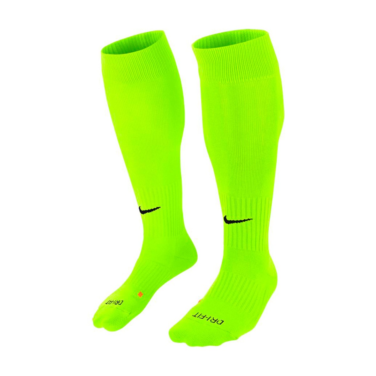 tolerancia Comida sana Humano Medias Nike Classic II Over-the-Calf Volt-Black - Fútbol Emotion