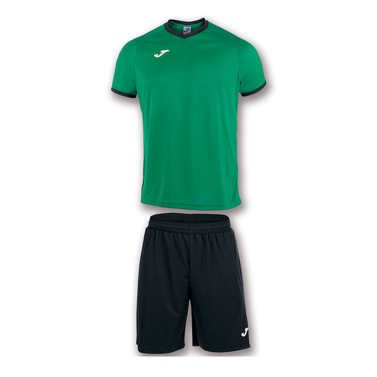 green and black football kit