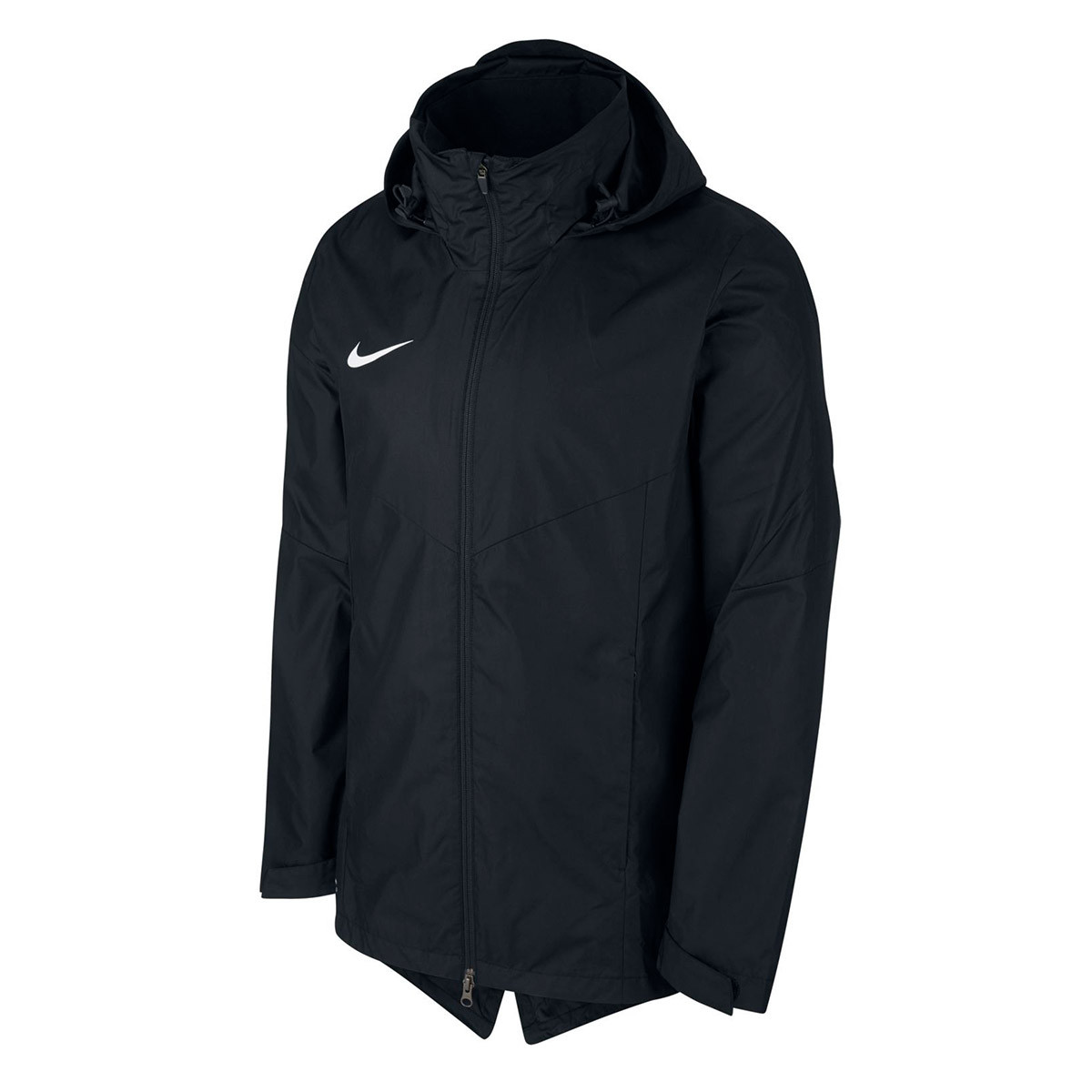 nike raincoat black and white