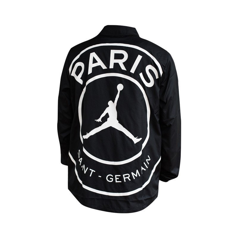 Jacket Nike Jordan x PSG Coaches Black-White - Football store Fútbol ...