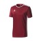 Camiseta Entrada 18 m/c Maroon-White