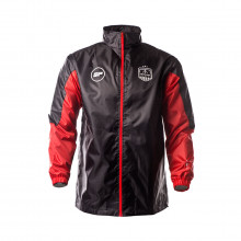 Chubasquero FE Academy Negro-Rojo
