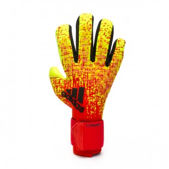 Luvas adidas Predator Pro CW Solar yellow-Active red-Black