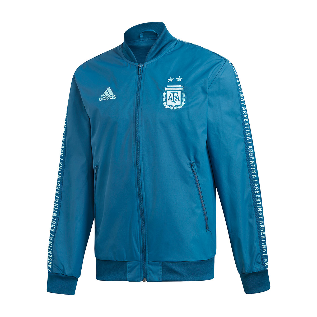 blue jacket adidas