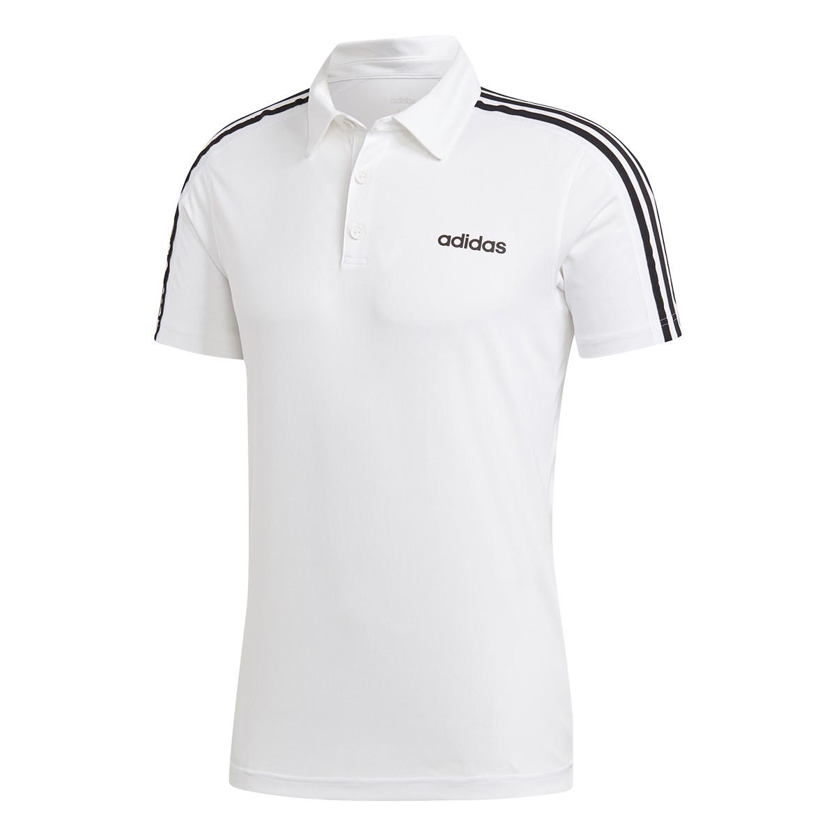 white adidas polo