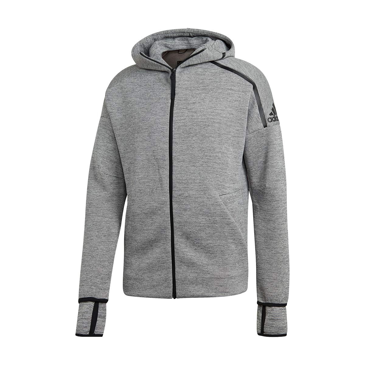 Sudadera adidas ZNE Fast Release Grey - Tienda de fútbol Fútbol Emotion