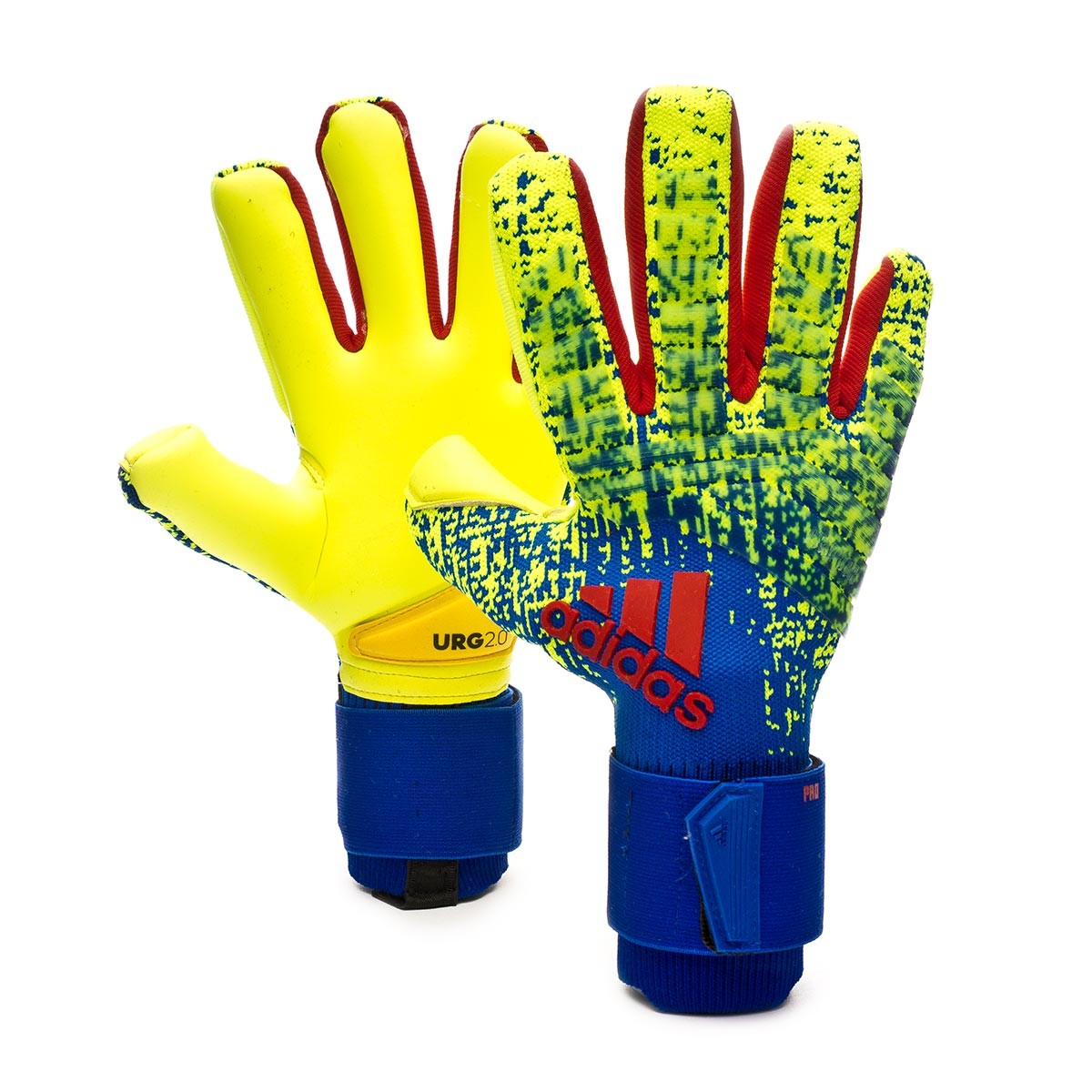 Guanti adidas Predator Pro Solar yellow-Bold blue-Active red - Negozio di  calcio Fútbol Emotion