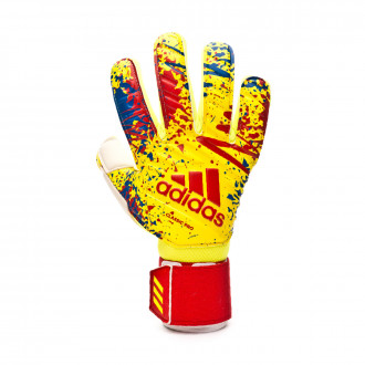 Luvas adidas Classic Pro Solar yellow-Active red-Football blue