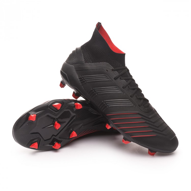 Bota de fútbol adidas Predator 19.1 FG Core black-Active red - Tienda de  fútbol Fútbol Emotion