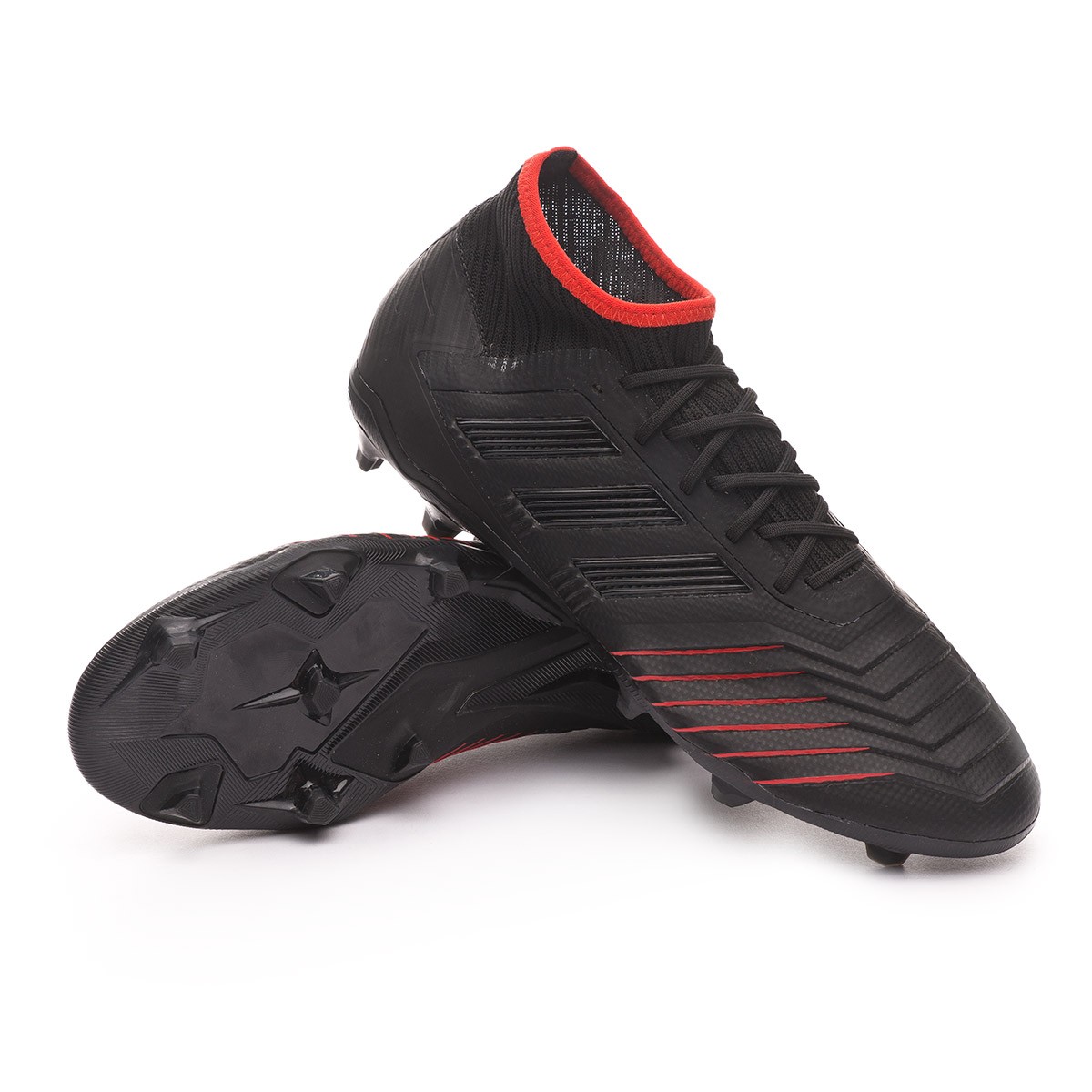 Bota de fútbol adidas Predator 19.2 FG Core black-Active red - Tienda de  fútbol Fútbol Emotion