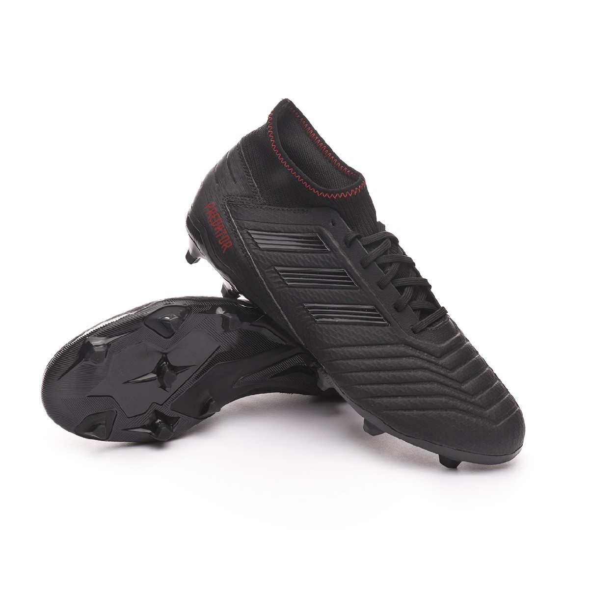 predator 19.3 firm ground boots black