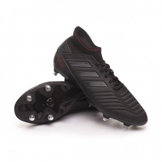 Chuteira  adidas Predator 19.3 SG Core black-Active red