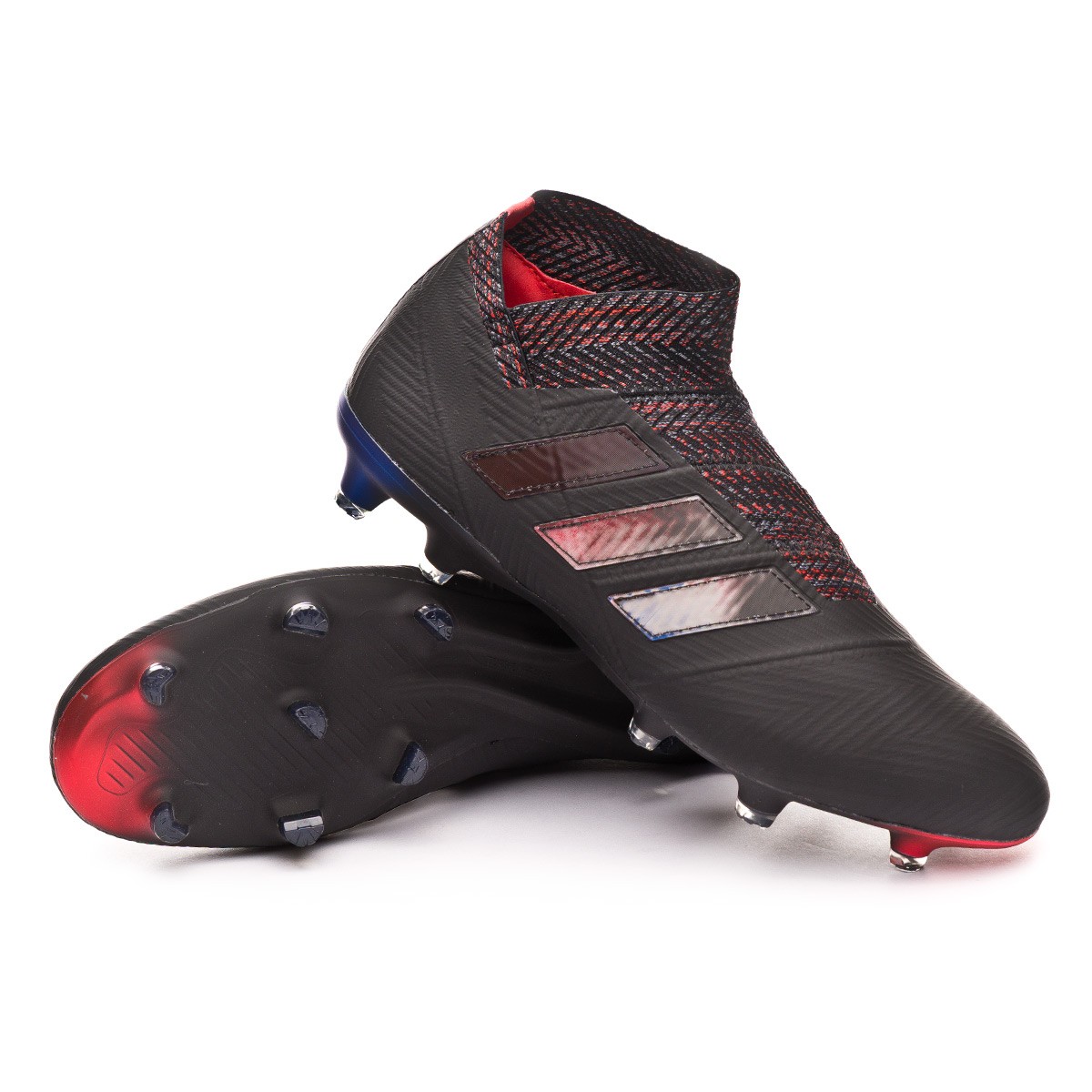 Football Boots adidas Nemeziz 18+ FG Core black-Football blue - Football  store Fútbol Emotion