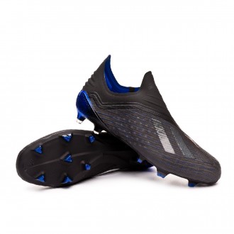 botines nike azul y negro