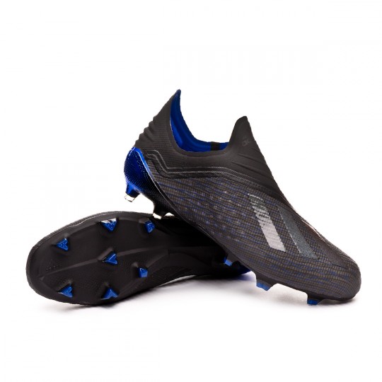 adidas black and blue football boots