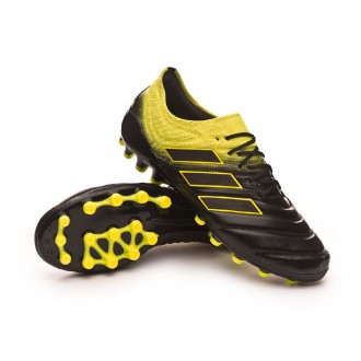 Chuteira  adidas Copa 19.1 AG Core black-Solar yellow-Core black