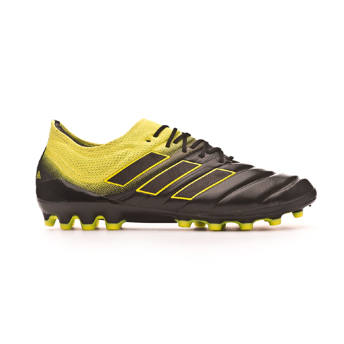 Football Boots adidas Copa 19.1 AG Core black-Solar yellow-Core black -  Football store Fútbol Emotion