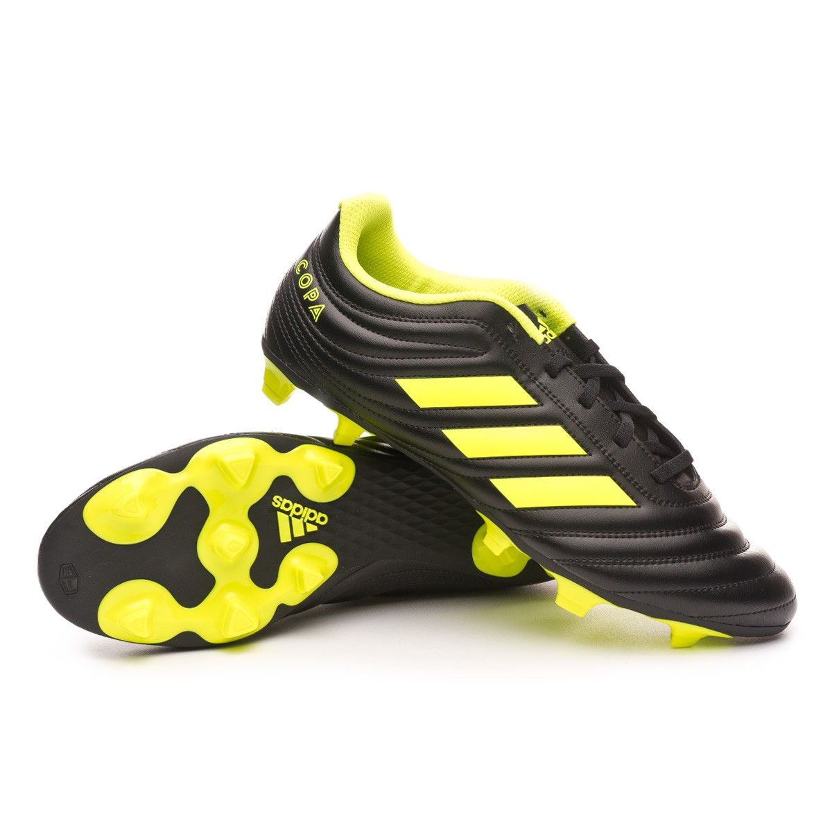 Football Boots adidas Copa 19.4 FG Core black-Solar yellow-Core black -  Football store Fútbol Emotion
