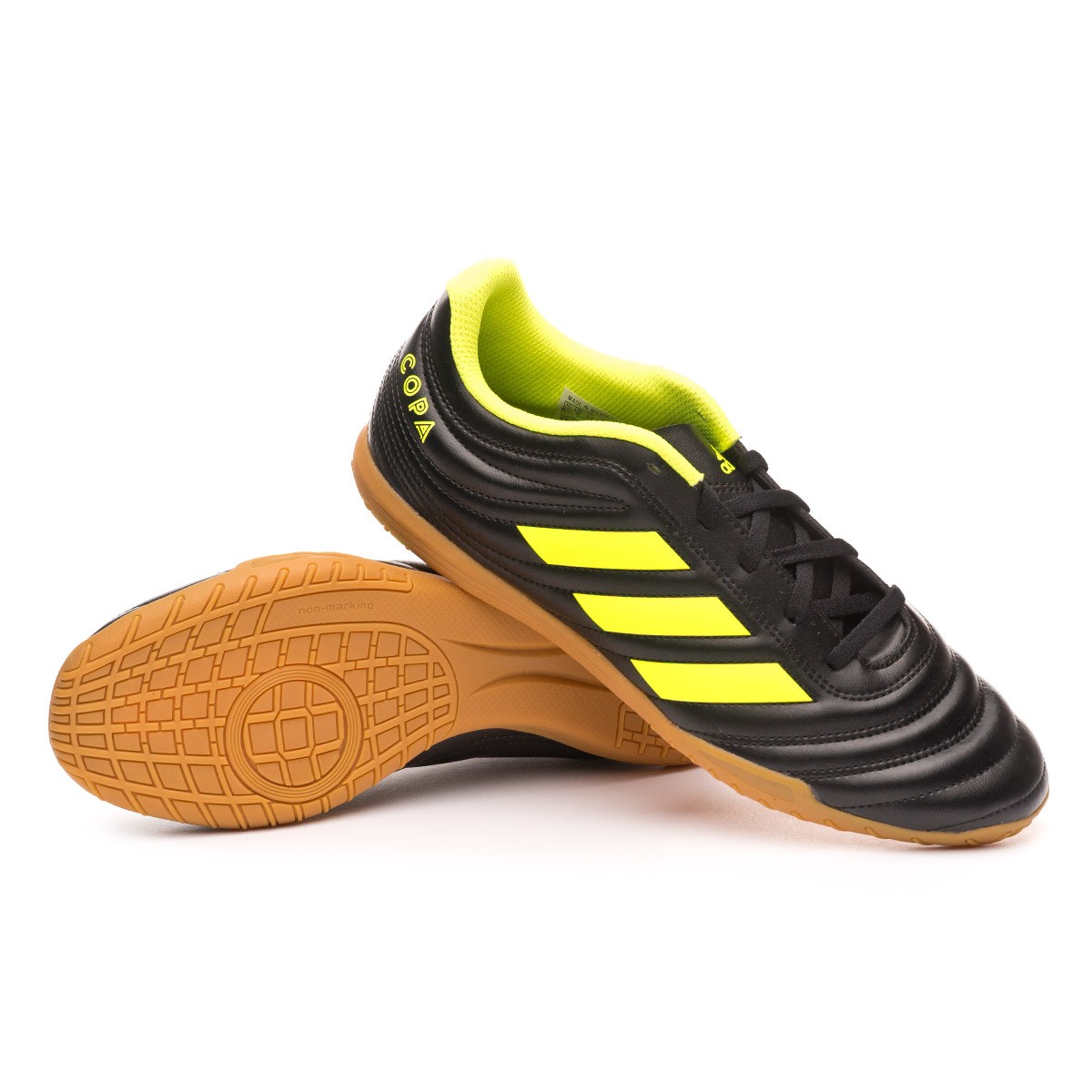 Zapatilla adidas Copa 19.4 IN Core black-Solar yellow-Core black - Tienda  de fútbol Fútbol Emotion