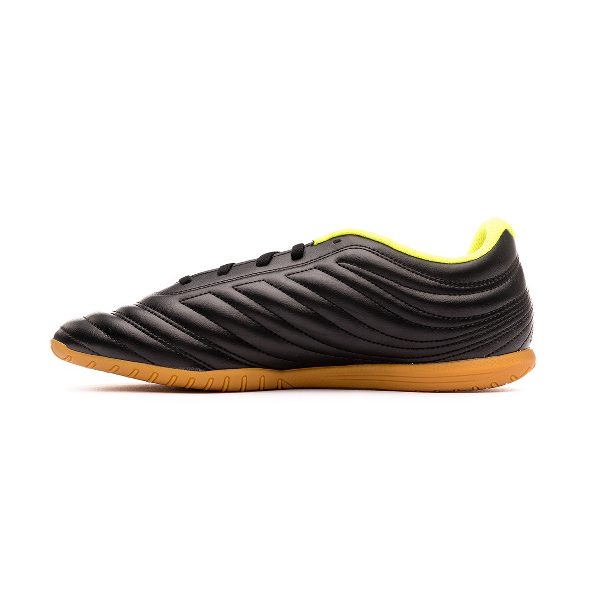 Futsal Boot adidas Copa 19.4 IN Core black-Solar yellow-Core black -  Football store Fútbol Emotion