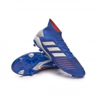 Chuteira  adidas Predator 19.1 FG Bold blue-Silver metallic-Football blue