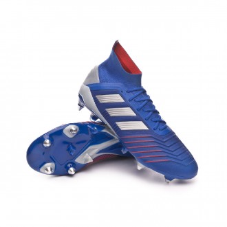 Football Boots  adidas Predator 19.1 SG Bold blue-Silver metallic-Football blue